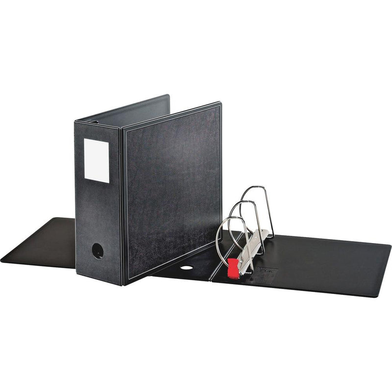 Cardinal SuperLife EasyOpen Locking Slant-D Binder - 5  Binder Capacity - Letter - 8 1/2  x 11  Sheet Size - 925 Sheet Capacity - 3 x D-Ring Fastener(s) - Polypropylene - Black - 2.85 lb - Hinged, Non