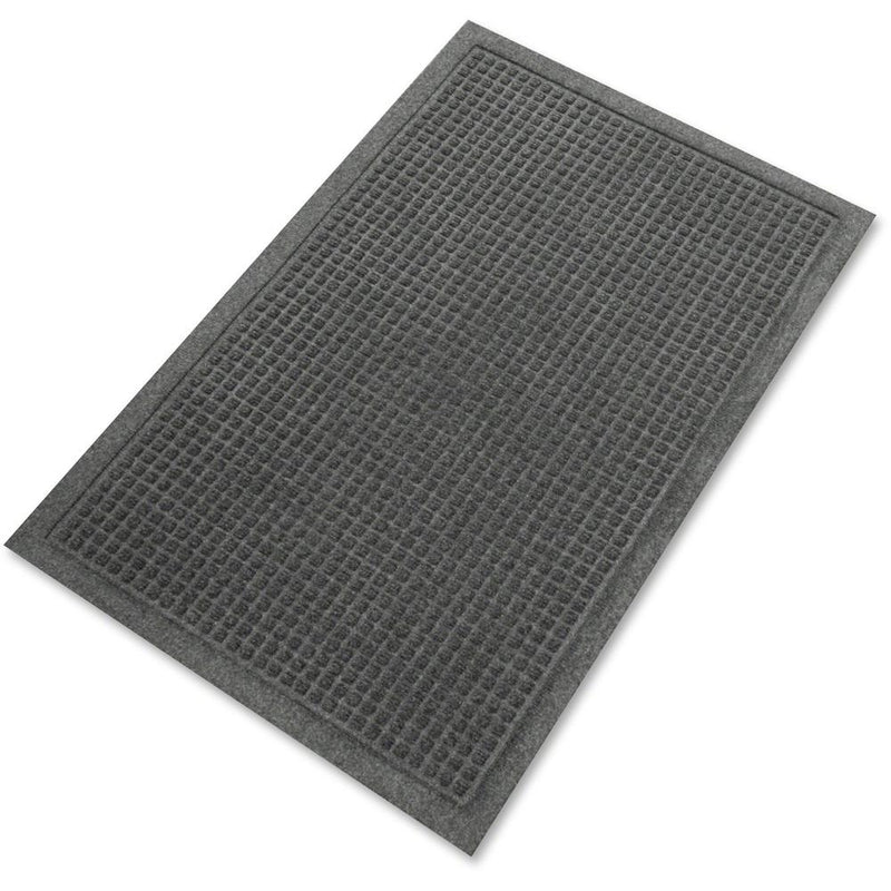 Guardian Floor Protection EcoGuard Floor Mat - Indoor, Outdoor, Carpeted Floor, Hard Floor - 36  Length x 24  Width - Rectangular - Rubber - Charcoal - 1Each