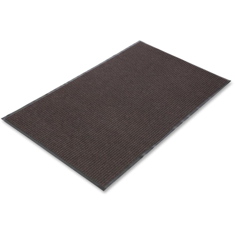 Crown Mats Needle-rib Wiper/Scraper Mat - Indoor - 60  Length x 36  Width x 0.313  Thickness - Rectangular - Polyethylene Terephthalate (PET), Polypropylene, Vinyl - Brown - 1Each