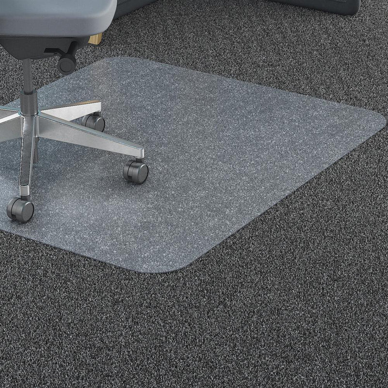 Lorell Big & Tall Chairmat - Carpeted Floor - 36" Width x 48" Depth - Rectangular - Polycarbonate - Clear - 1Each