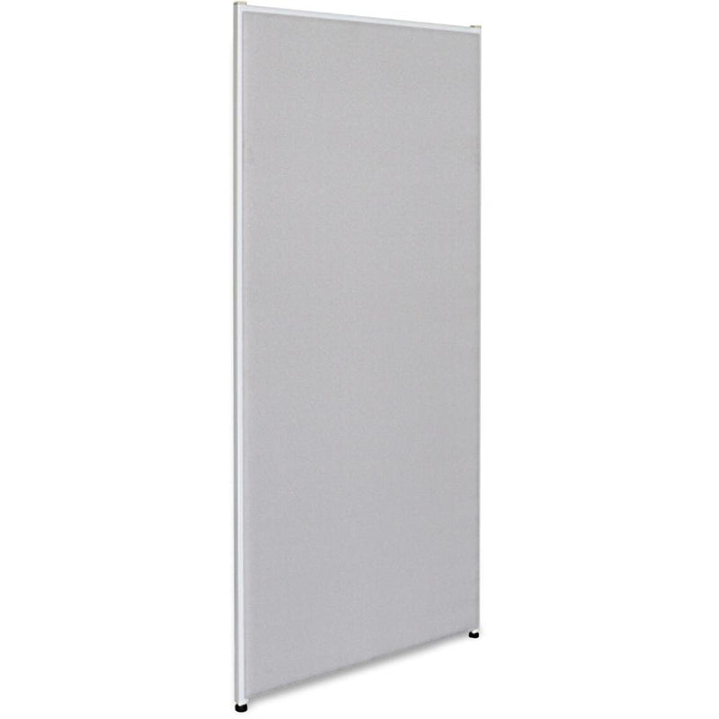 Lorell Panel System Partition Fabric Panel - 30.5" Width x 71" Height - Steel Frame - Gray - 1 Each