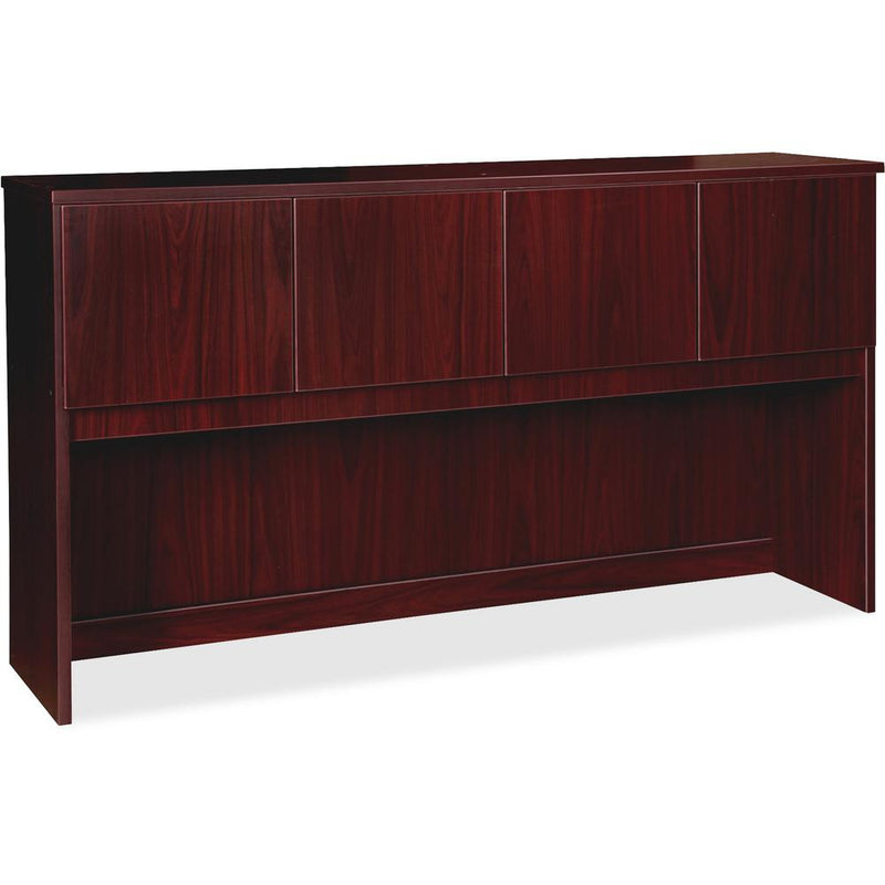 Lorell Prominence 2.0 Hutch - 72" x 16"39" - 4 Door(s) - Material: Particleboard - Finish: Laminate