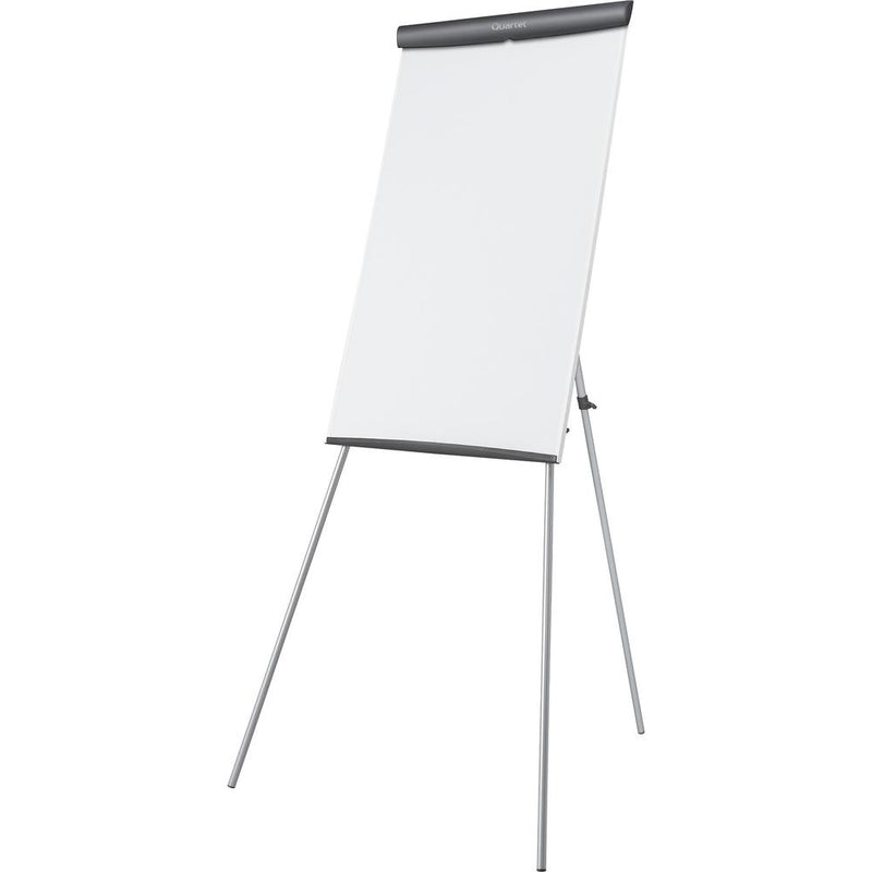 Quartet Whiteboard/Flip-chart Presentation Easel - 24  (2 ft) Width x 36  (3 ft) Height - White Melamine Surface - Gray Frame - Rectangle - Assembly Required - 1 Each