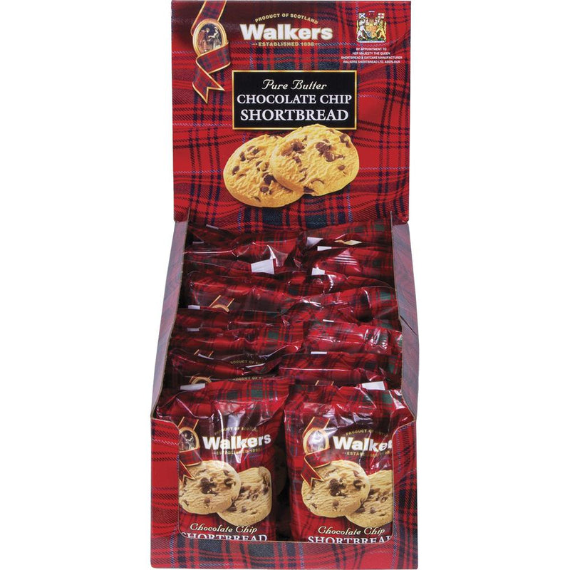 Walkers Chocolate Chip Shortbread Cookies - Shortbread - 1 / Box