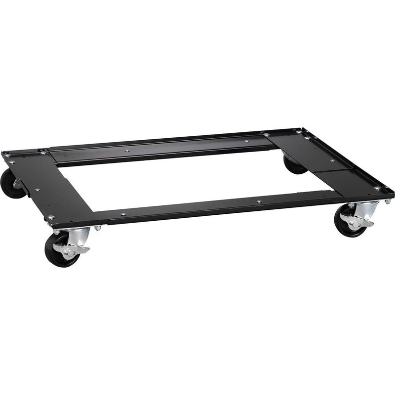 Lorell Commercial Cabinet Dolly - Metal - x 42  Width x 24  Depth x 4  Height - Black - 1 Each