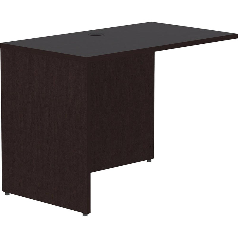 Lorell Essentials Series Return Shell - 42" x 24"29.5" Return Shell, 1" Top - Finish: Espresso