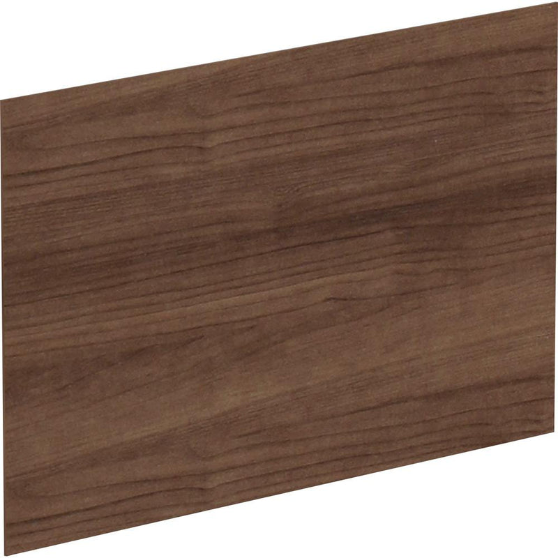 Lorell Adaptable Panel Divider - 24" Width x 2" Height x 37" Depth - Aluminum - Walnut - 1 Each