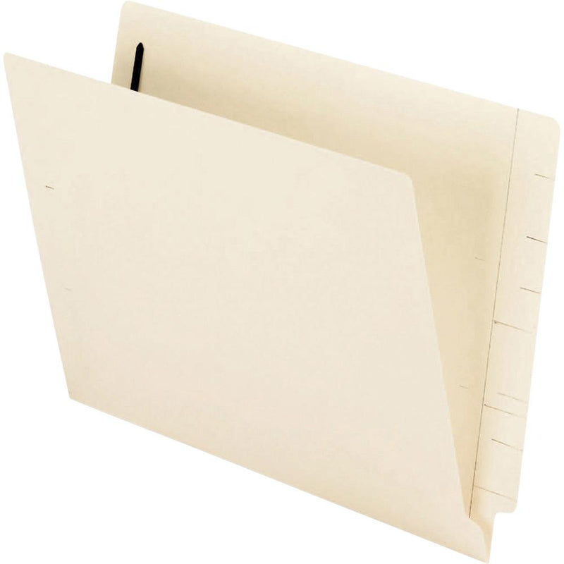 Pendaflex Letter Recycled End Tab File Folder - 8 1/2  x 11  - 1 Fastener(s) - 2  Fastener Capacity - Manila - 10% Recycled - 50 / Box