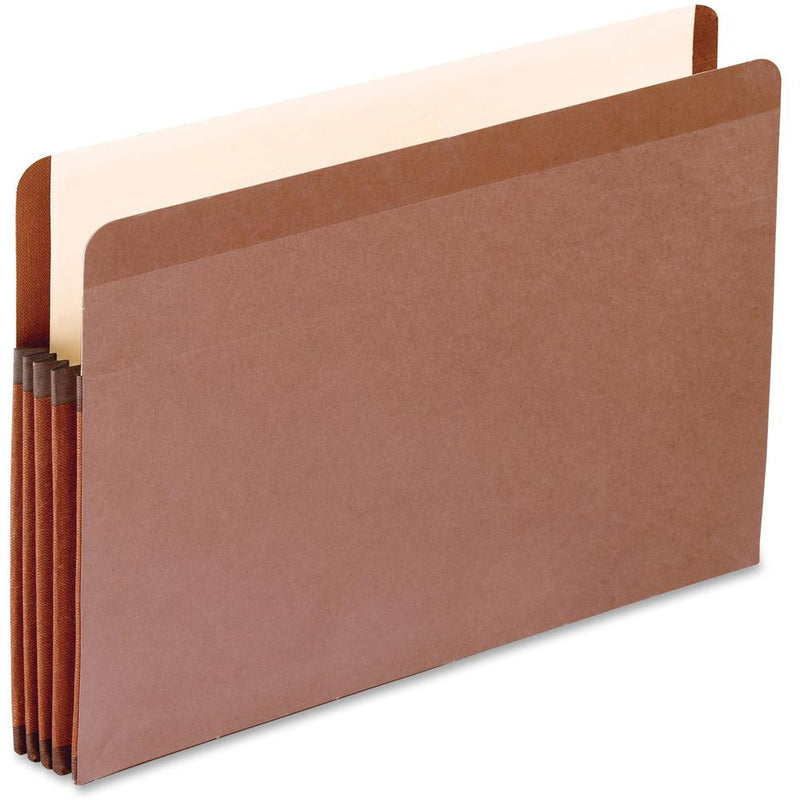 Pendaflex Legal Recycled Expanding File - 8 1/2  x 14  - 3 1/2  Expansion - Red Fiber - Red Fiber - 10% Recycled - 10 / Box