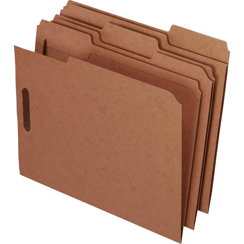 Pendaflex 1/3 Tab Cut Letter Recycled Fastener Folder - 8 1/2  x 11  - 2 Fastener(s) - 2  Fastener Capacity for Folder - 10% Recycled - 50 / Box