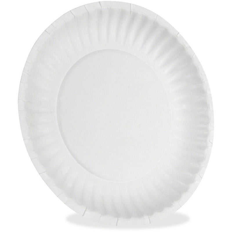 Dixie 6  Uncoated Paper Plates by GP Pro - 500 / Pack - 6  Diameter - White - 2 / Carton