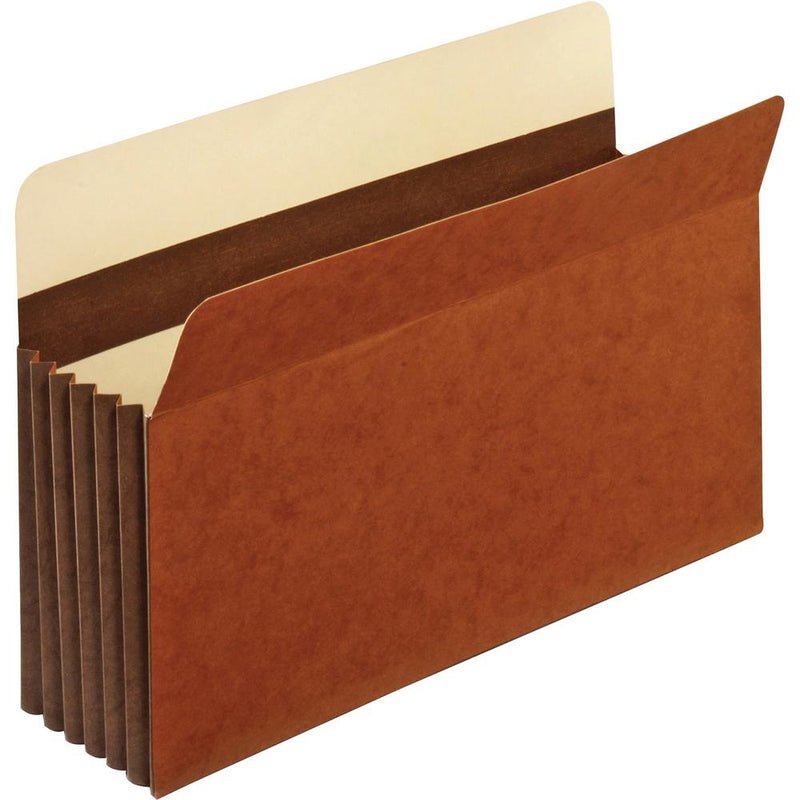 Pendaflex Legal Recycled Expanding File - 8 1/2  x 14  - 5 1/4  Expansion - Tyvek - Brown - 10% Recycled - 10 / Box