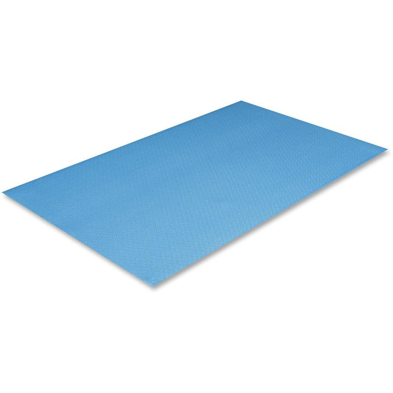 Crown Mats Comfort-King Anti-fatigue Mat - Floor, Indoor - 36  Length x 24  Width x 0.375  Thickness - Rectangular - Extra Bounce - Sponge, PVC Foam - Royal Blue - 1Each