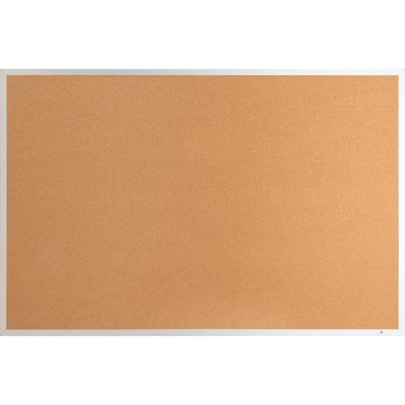 Lorell Bulletin Board - 18  Height x 24  Width - Cork Surface - Long Lasting, Warp Resistant - Silver Aluminum Frame - 1 Each