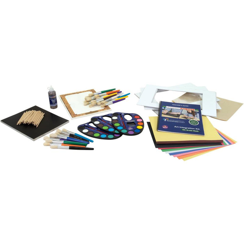 Pacon&reg; 4th-Grade Math Art Integration Kit - Skill Learning: Science, Technology, Engineering, Mathematics, Planning - 1 / Kit