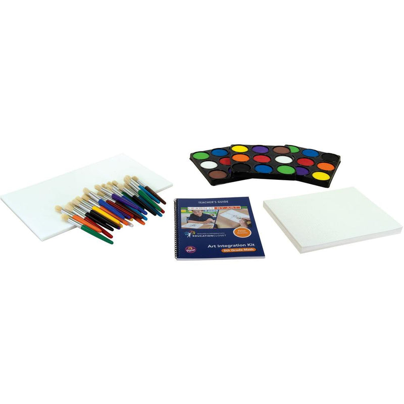 Pacon&reg; 5th-Grade Math Art Integration Kit - Skill Learning: Science, Technology, Engineering, Mathematics, Planning - 1 / Kit