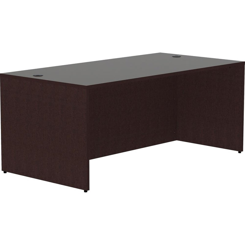 Lorell Essentials Series Rectangular Desk Shell - 72" x 36"29.5" Desk Shell, 1" Top - Finish: Espresso