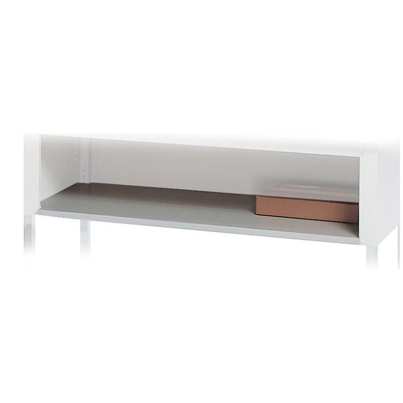 Mayline Mailflow-To-Go Under Shelf - 60  x 30 3  - Material: Steel - Finish: Pebble Gray - Leveling Glide, Durable