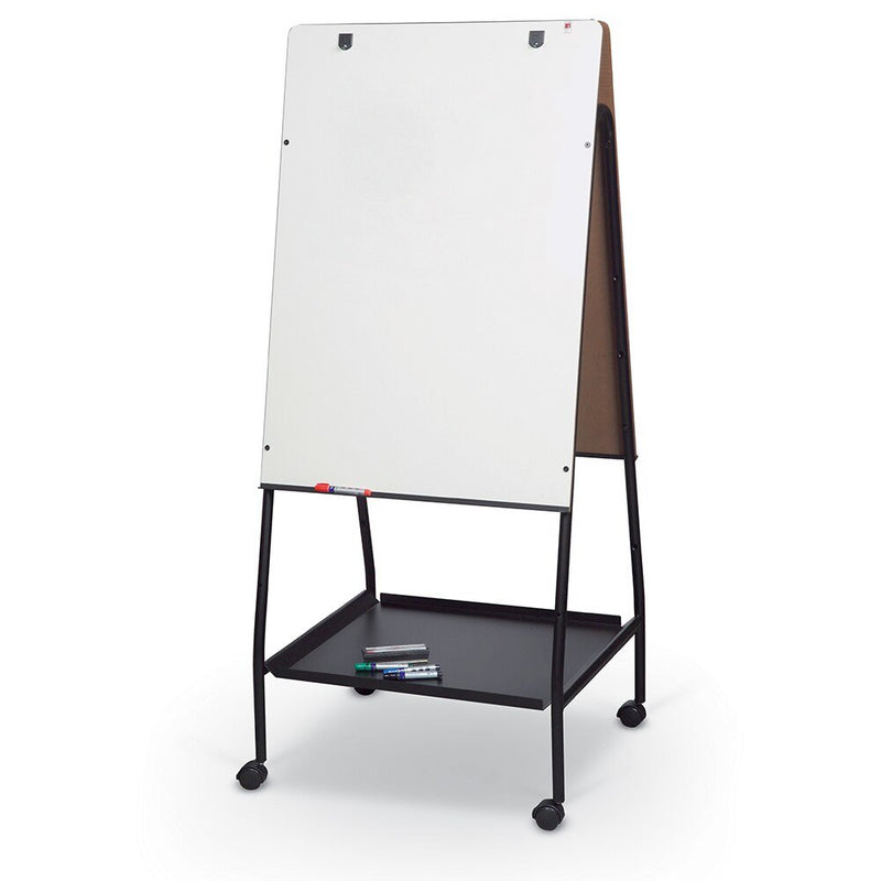 Wheasel Double-Sided Melamine Easel - 28.8  (2.4 ft) W x 41  (3.4 ft) H