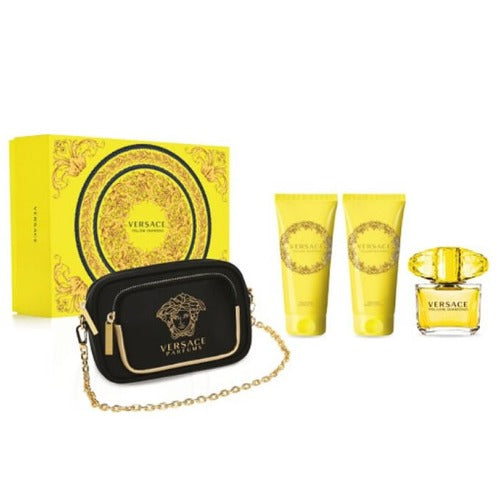 Versace Yellow Diamond 4 Piece Gift Set