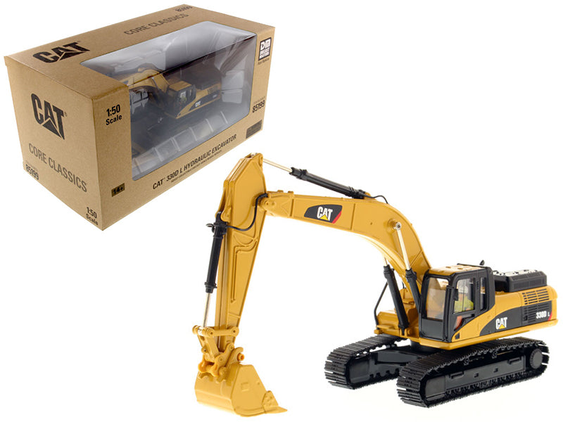 CAT Caterpillar 330D L Hydraulic Excavator with Operator "Core Classics Series" 1/50 Diecast Model by Diecast Masters