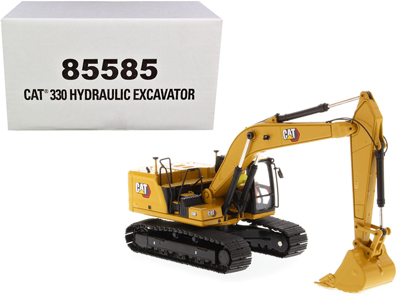 Cat Caterpillar 330 Hydraulic Excavator Next Generation with Operator "High Line Series" 1/50 Diecast Model by Diecast Masters