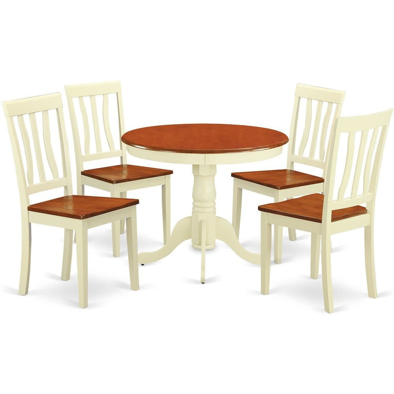 5  PC  small  Kitchen  Table  and  Chairs  set-Kitchen  Table  plus  4  Kitchen  Dining  Chairs