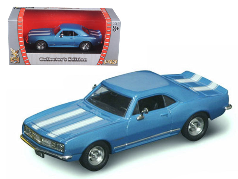 1967 Chevrolet Camaro Z-28 Blue 1/43 Diecast Model Car by Road Signature