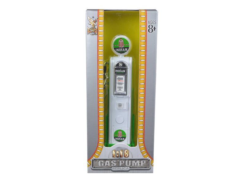 Indian Gasoline Vintage Gas Pump Digital 1/18 Diecast Replica by Road Signature