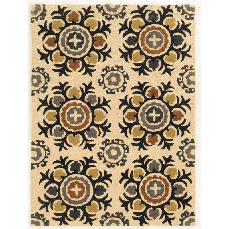 Trio Suzanni Ivory & Multi 8x10, Rug