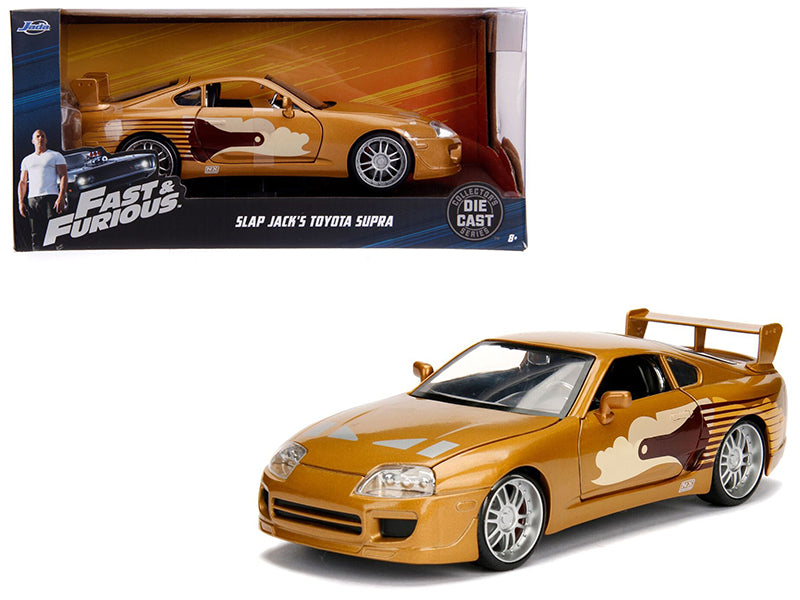 Slap Jack's Toyota Supra Gold Fast & Furious Movie 1/24 Diecast Model Car by Jada