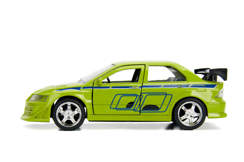 Brian's Mitsubishi Lancer Evolution VII Green "Fast & Furious" Movie 1/32 Diecast Model Car by Jada