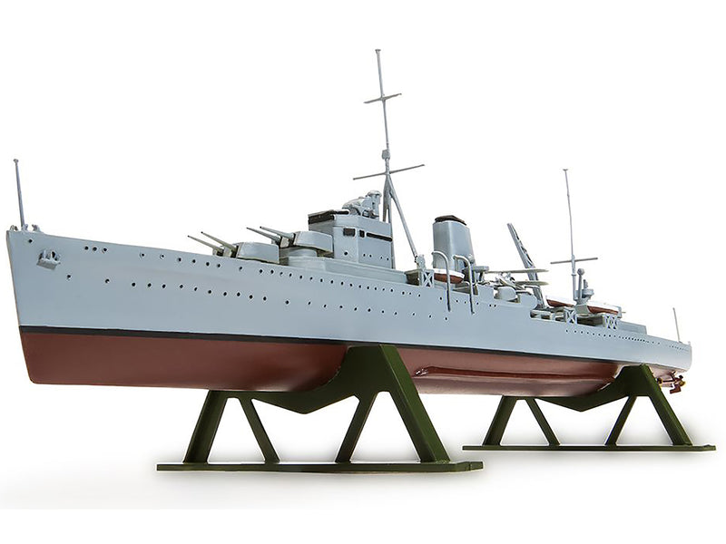 Level 3 Model Kit HMS Ajax Light Cruiser 1/600 Plastic Model Kit by Airfix