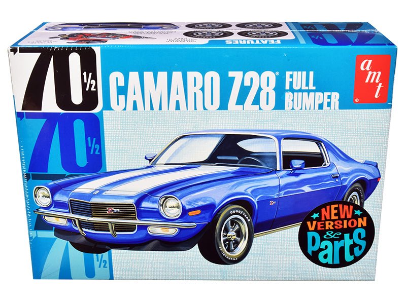 Skill 2 Model Kit 1970 1/2 Chevrolet Camaro Z28 Full Bumper 1/25 Scale Model by AMT