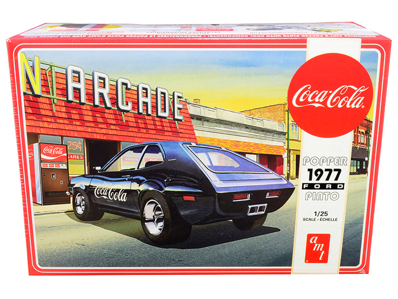 Skill 3 Model Kit 1977 Ford Pinto Popper with Vending Machine Coca-Cola 2 in 1 Kit 1/25 Scale Model by AMT