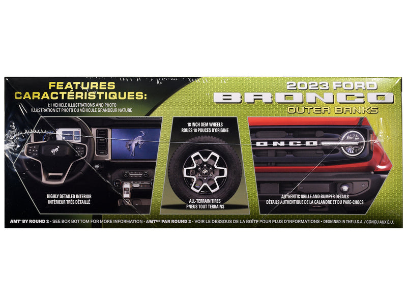 Skill 2 Model Kit 2023 Ford Bronco Outer Banks 1/25 Scale Model by AMT