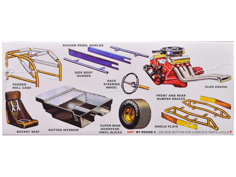 Skill 2 Model Kit 1965 Oldsmobile 88 "Modified Stocker" 1/25 Scale Model by AMT