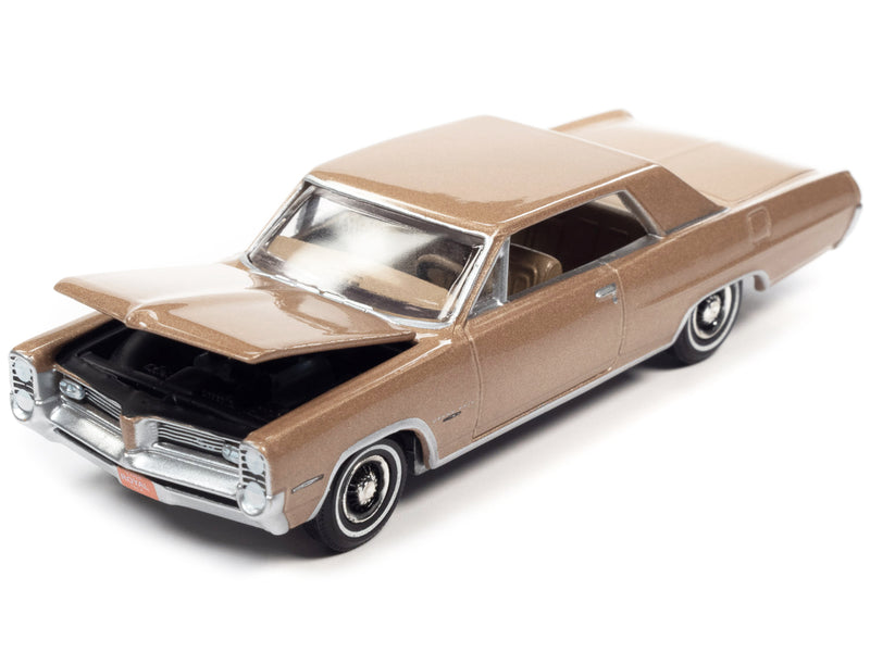 1964 Pontiac Grand Prix Royal Bobcat Saddle Bronze Metallic Vintage Muscle Limited Edition 1/64 Diecast Model Car by Auto World