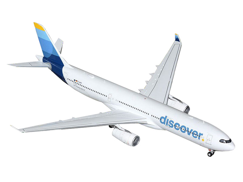 Airbus A330-300 Commercial Aircraft "Discover Airlines" (D-AIKK) White with Blue Tail "Gemini 200" Series 1/200 Diecast Model Airplane by GeminiJets