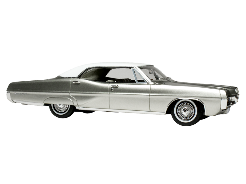 1967 Pontiac Bonneville Champagne Gold Metallic with White Top Limited Edition to 200 pieces Worldwide 1/43 Model Car by Goldvarg Collection