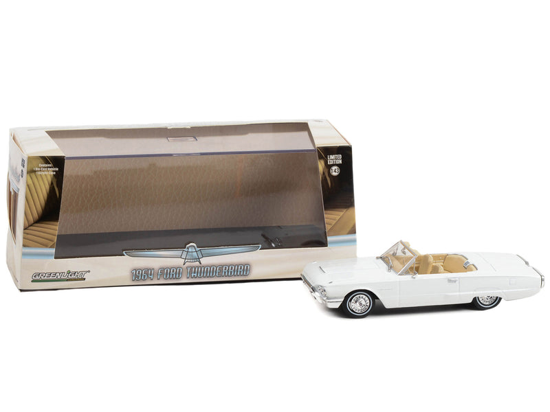 1964 Ford Thunderbird Convertible Wimbledon White 1/43 Diecast Model Car by Greenlight