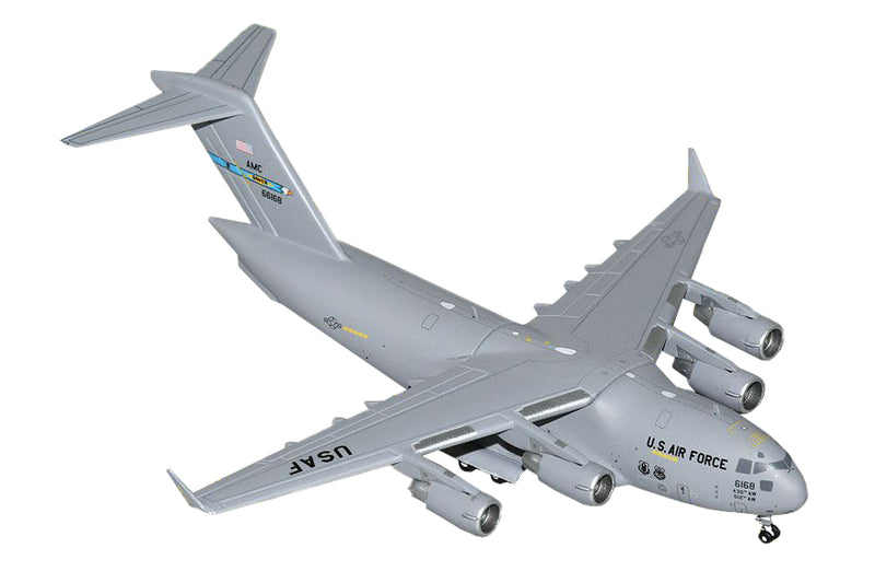 Boeing C-17 Globemaster III Transport Aircraft "Dover Air Force Base - United States Air Force" (06-6168) Gray "Gemini Macs" Series 1/400 Diecast Model Airplane by GeminiJets