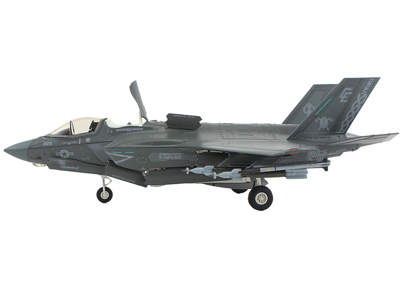 Lockheed Martin F-35B Lightning II Aircraft Beast Mode Configuration "VMFA-225 Vikings Yuma Marine Corps Air Station" (2023) United States Marine Corps "Air Power Series" 1/72 Diecast Model by Hobby Master