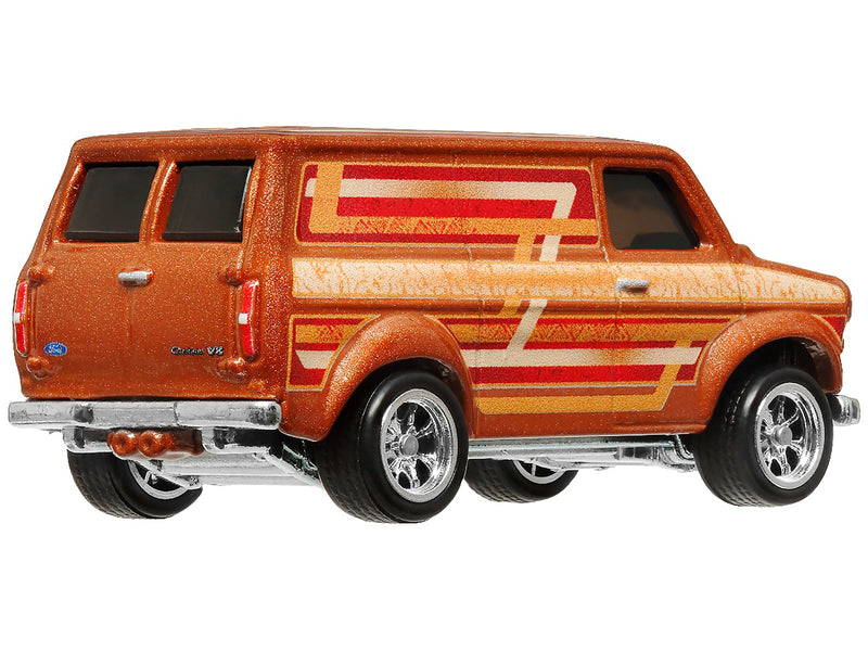 Ford Transit Supervan Copper Metallic with Graphics "Boulevard" Series Diecast Model Car by Hot Wheels