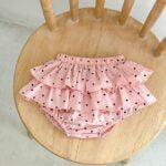 Baby Girl Dot Pattern Cake Ruffle Skirts In Summer