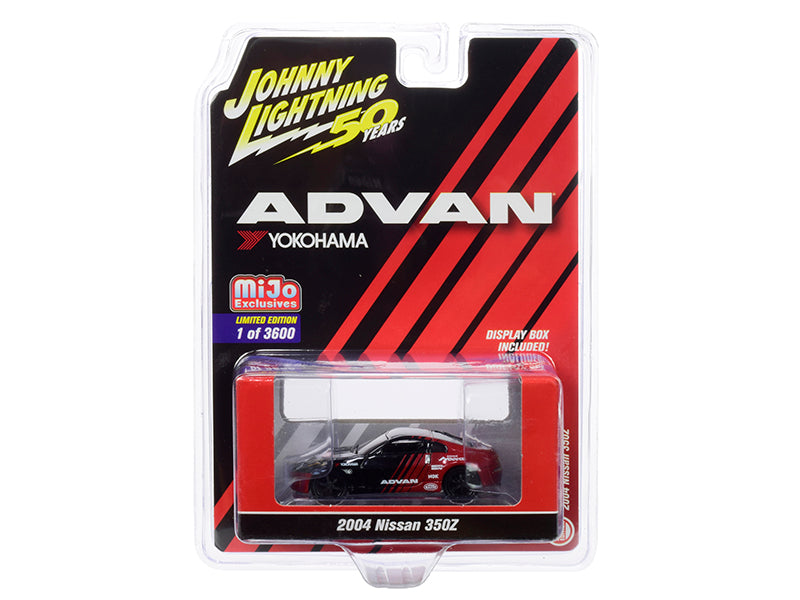 2004 Nissan 350Z ADVAN Yokohama "Johnny Lightning 50th Anniversary" Limited Edition to 3600 pieces Worldwide 1/64 Diecast Model Car by Johnny Lightning