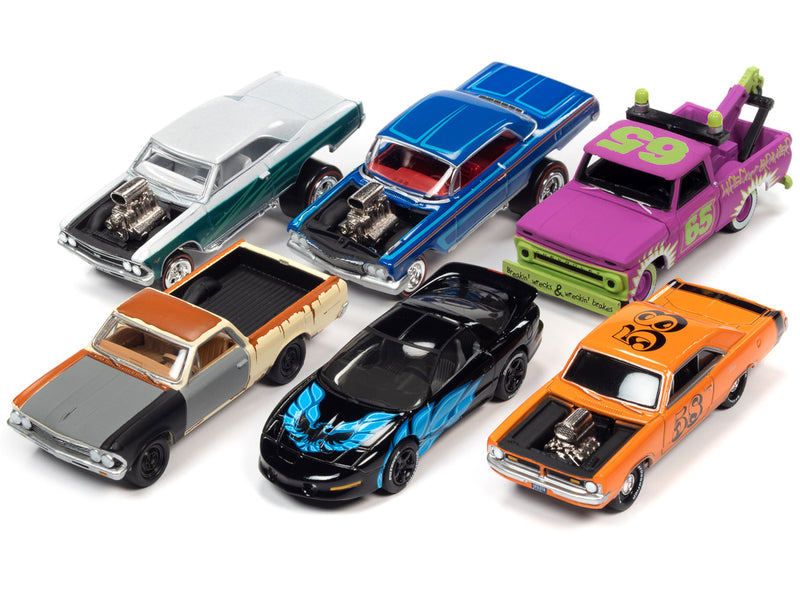 Street Freaks 2021 Set B of 6 Cars Release 4 1/64 Diecast Model Cars by Johnny Lightning