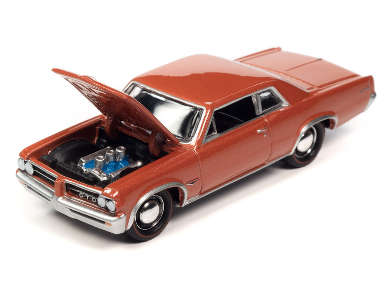 1964 Pontiac GTO Sunfire Red Metallic Limited Edition to 2500 pieces Worldwide OK Used Cars 2023 Series 1/64 Diecast Model Car by Johnny Lightning