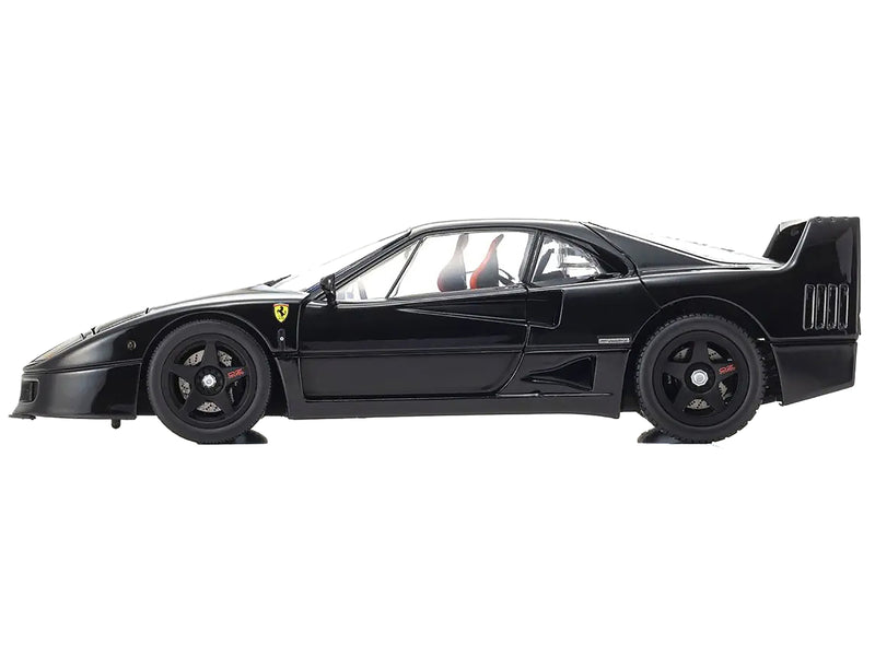 Ferrari F40 Black 1/18 Diecast Model Car by Kyosho