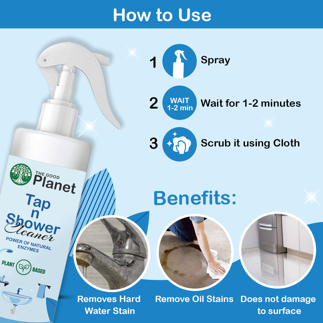Tap & Shower Cleaner for Sparkling Shine, 300ml